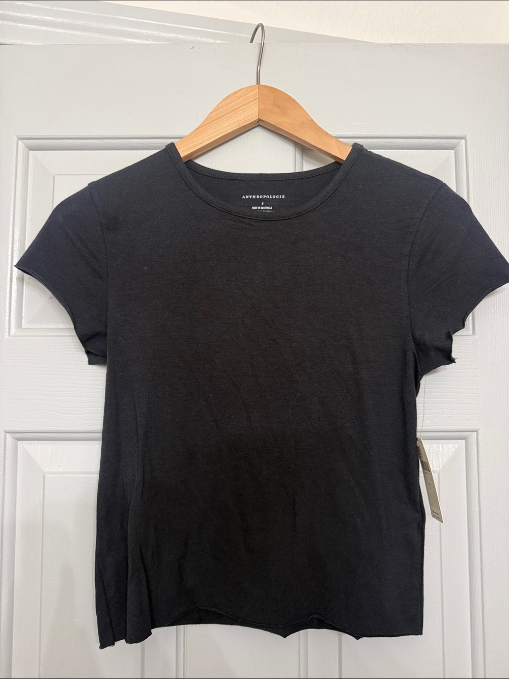 Anthropologie black tee